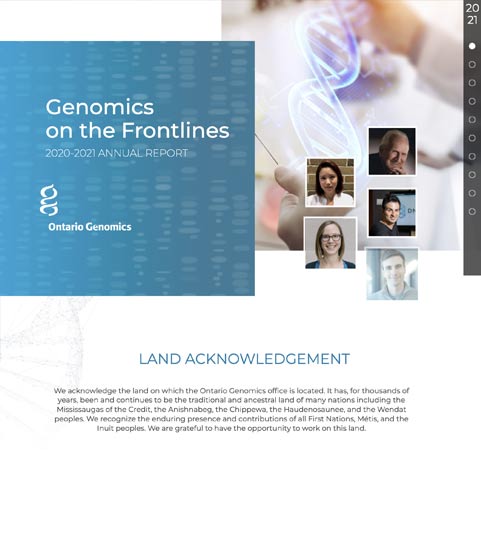 Genomics on the Frontlines